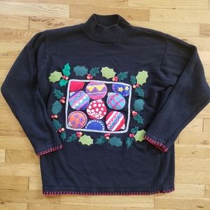 Victoria Jones ugly xmas Christmas Sweater small